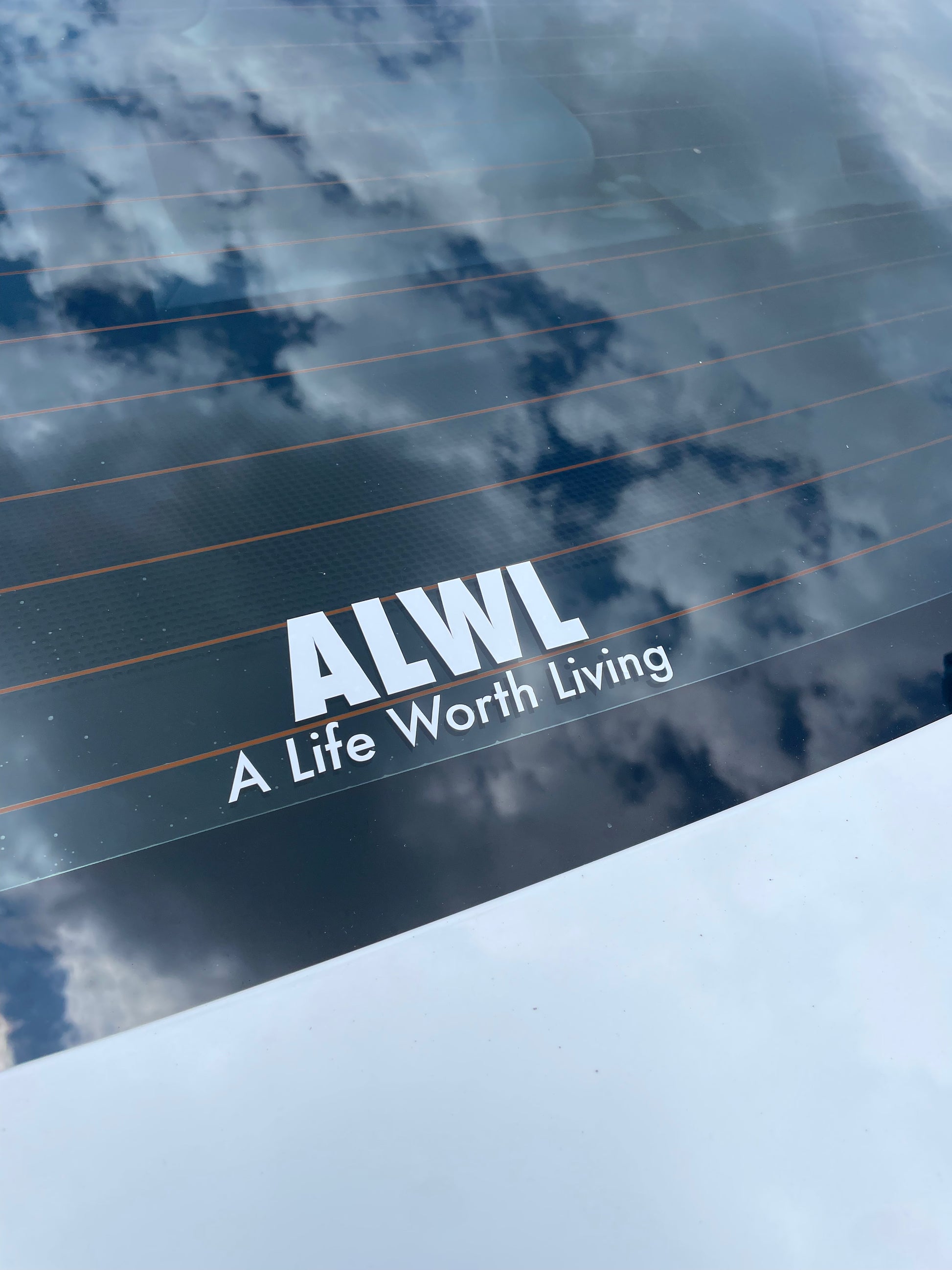 Awel Sticker ALWL Vinyl Sticker – A Life Worth Living